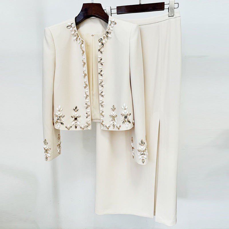 Durable Fashion Bead Split Two-piece Set Suits