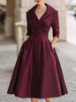 Women's Temperament Dress Slimming Elegant Long Sleeve Clothing