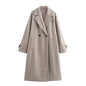 Women's High-grade Fashionable Street Woolen Long Coats