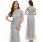 Dress Embroidered Sleeve Slim Bridesmaid Summer Shorts