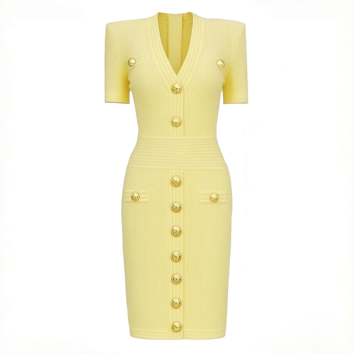 Women's Lengthened Summer Fashionable Knitted Slim Fit Dresses