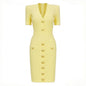 Women's Lengthened Summer Fashionable Knitted Slim Fit Dresses