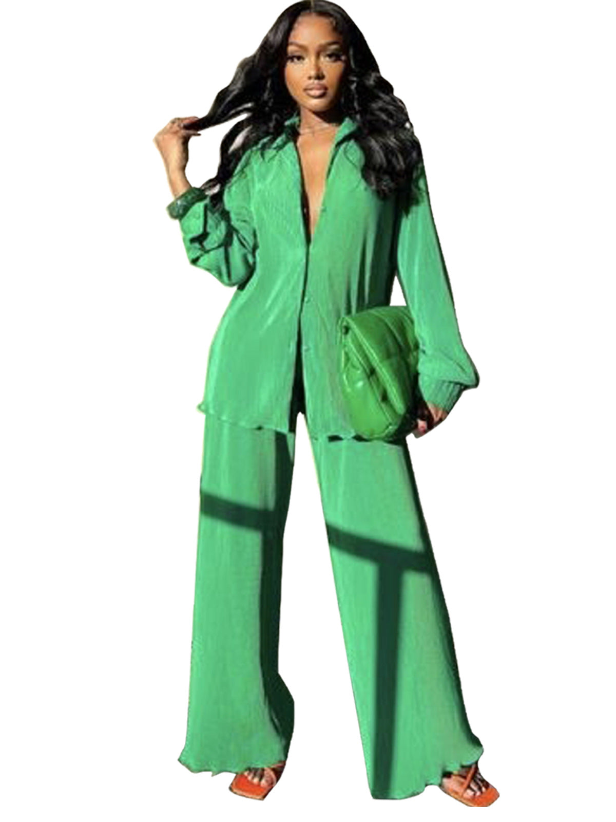 Women's Fashion Elegant Casual Solid Color Trousers Suits