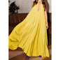 Women's Fashion Summer Elegant Halter Sleeveless Loose Dresses