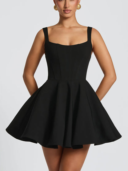 Women's Big Bow Suspender Dress For Spring Skirts