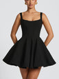 Women's Big Bow Suspender Dress For Spring Skirts