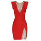 Trendy Sexy Slim Fit Net Drill Bandage Dresses