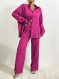 Women's Autumn Shirt Collar Loose Casual Suits