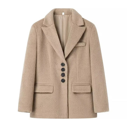 Women's Durable Fashion Loose Long Wool Coats