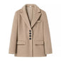 Women's Durable Fashion Loose Long Wool Coats