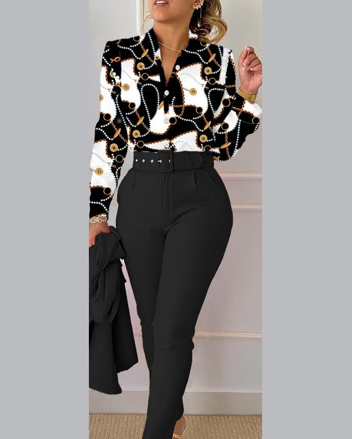 Women's Fresh Polyester Long Sleeve Fashion Casual Suits