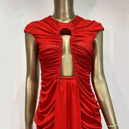 Red Birthday Party Dress Fashionable Elegant Dresses