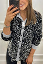 Women's Winter Solid Color Lapel Long Sleeve Tops