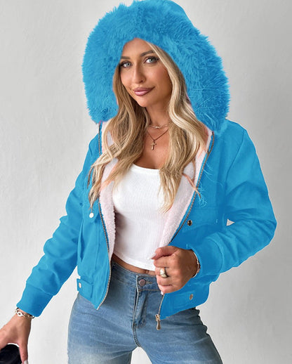 Classy Innovative Casual Thickened Plush Lining Jackets