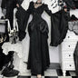 Autumn Lace Stitching Sleeves Ji Dark Style Lolita Slim Blouses