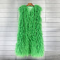 Women's Winter Lengthened Imitated Tibet Sheep Fur Coats