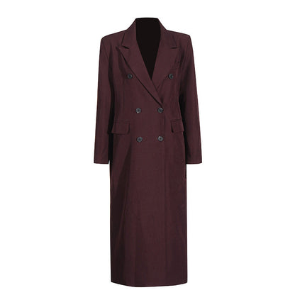 Style Temperament Elegant Windbreaker Female Autumn Pure Coats