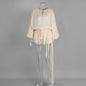 Chiffon Long Sleeve Dress Summer Lantern Dresses