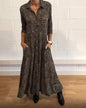 Women's Fashion Printed Long Sleeve Dress Dresses