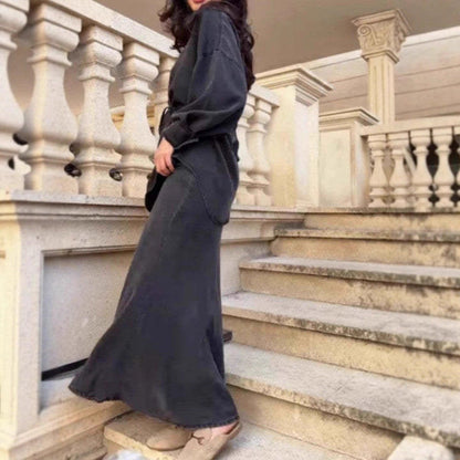 Popular Slouchy Stylish Autumn Temperament Shirt Suits