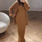 Casual Round Neck Slim Fit Idle Style Cardigans