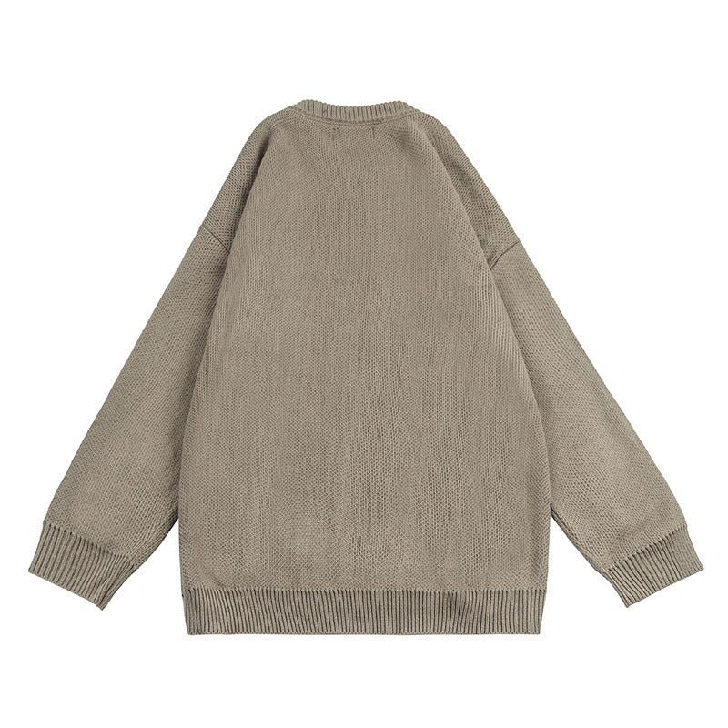 Women's Five-pointed Star Loose Temperament Casual Knitted Sweaters