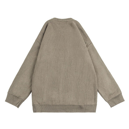 Women's Five-pointed Star Loose Temperament Casual Knitted Sweaters