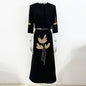 Classy Dignified Flowers Beaded Sleeve Mid-length Suits