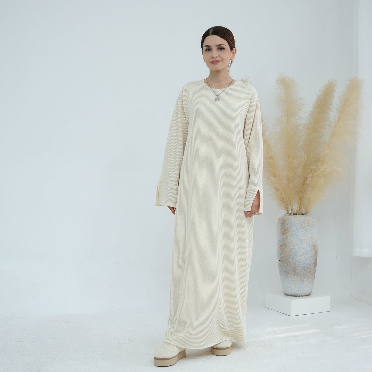 Versatile Popular Thickened Knitting Loose Dress Sweaters