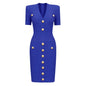 Fashionable Knitted Slim Fit Slimming Sleeve Dresses