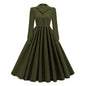 Women's Sleeve Autumn Retro French Style Commuting Dresses