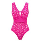 Swimsuit Fluorescent Color Hollow Out Cutout High Sense Swimsuit Two Piece Sets Women