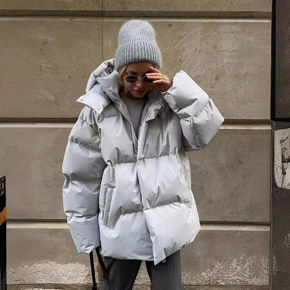 Women's Glamorous Trendy Cotton Loose Loose-fitting Coats