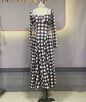 Women's Collar Plaid Long Sleeve Slim Fit Dresses
