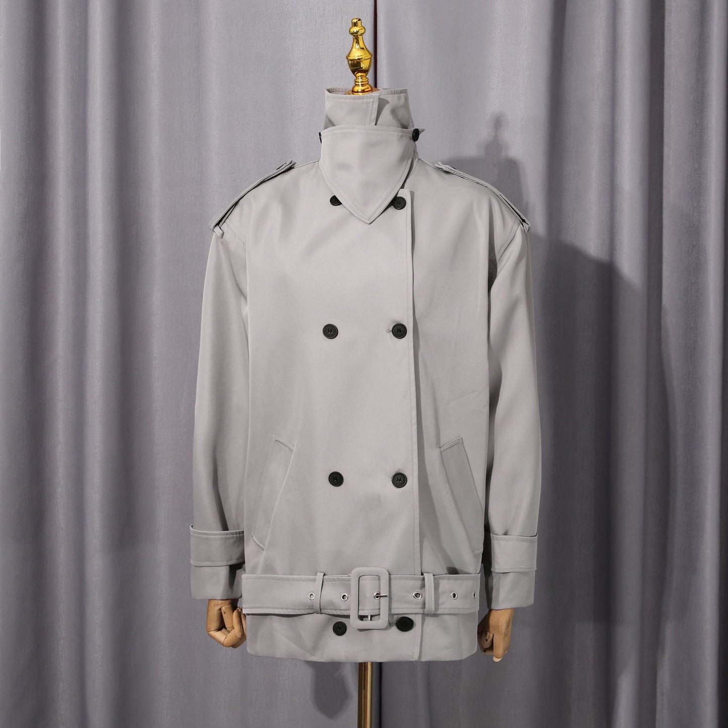 Women's Korean Style Loose Temperament Windbreaker Autumn Fashion Coats