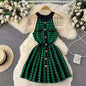 Women's Hot Sleeveless Large Swing Waist Classic Dresses