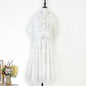 Cut-out Ruffles Shirt Elastic Waist A- Suits