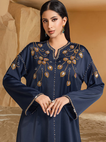 Dream Blue Saudi Arabia Diamond Dress Dresses