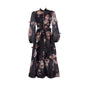 Catwalk Design Sense Hanging Flower Long Dresses