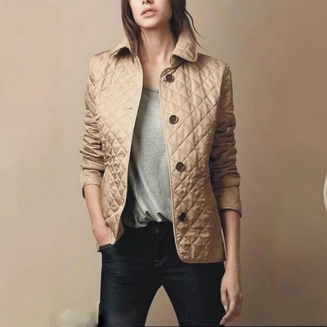 Multicolor Fashion Temperament Lapel Single Breasted Coats