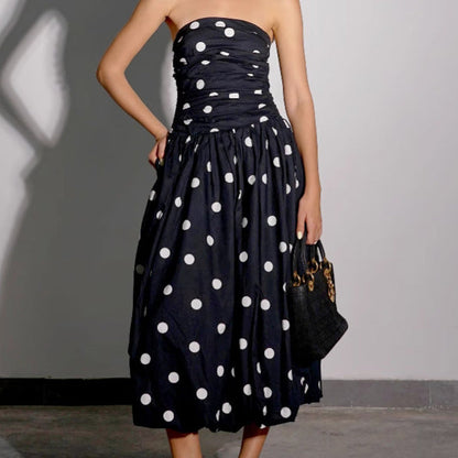 Women's Tube High Waist Dress Design Sense Tops