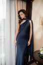 Women's Satin Dress Fishtail Banquet Slimming Elegant Dresses