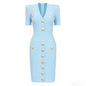 Women's Lengthened Summer Fashionable Knitted Slim Fit Dresses