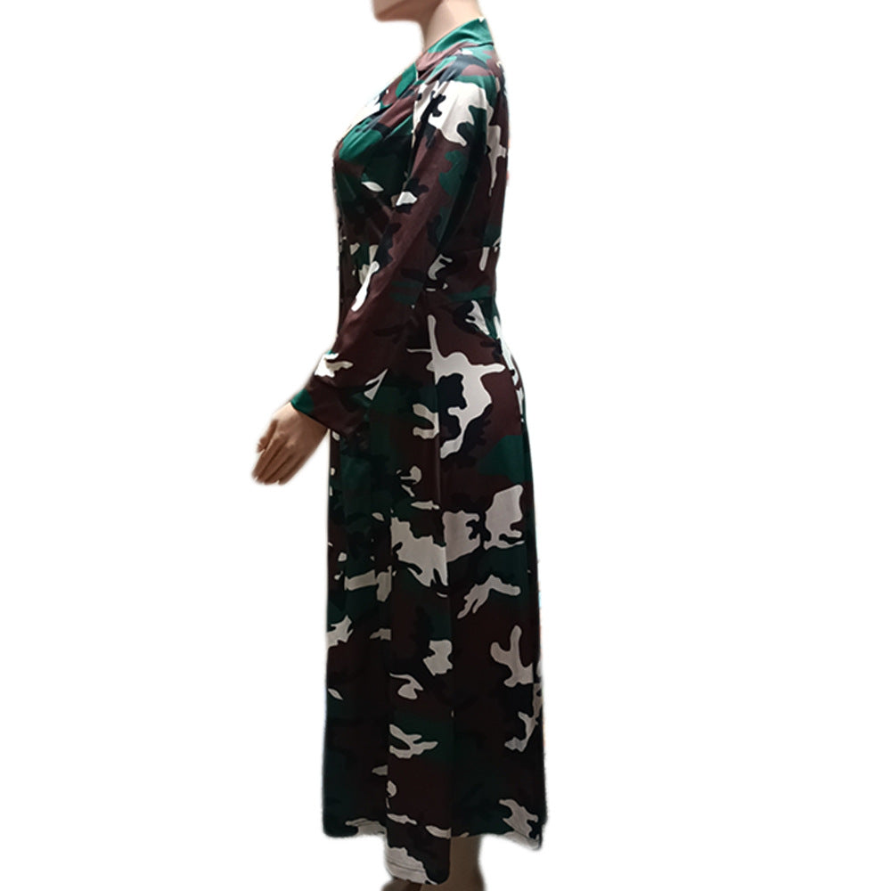 Innovative Classy Comfortable Camouflage Printing Trench Coats