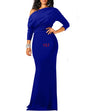 Sleeveless Cold-shoulder High Sense Skinny Long Dresses