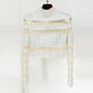 Temperament Fashion Mesh Patchwork Hot Drilling Tops