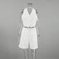 Commute Style Sleeveless Halter Hot Fashion Suits