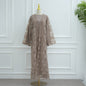 Classic Popular Stylish Three-dimensional Flower Beaded Dresses