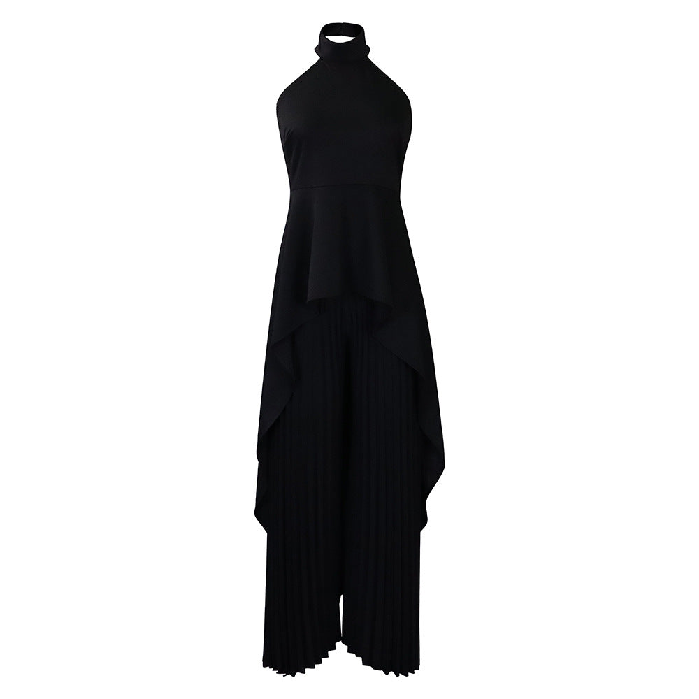Women's Unique Pretty Sleeveless Irregular Two-piece Pants