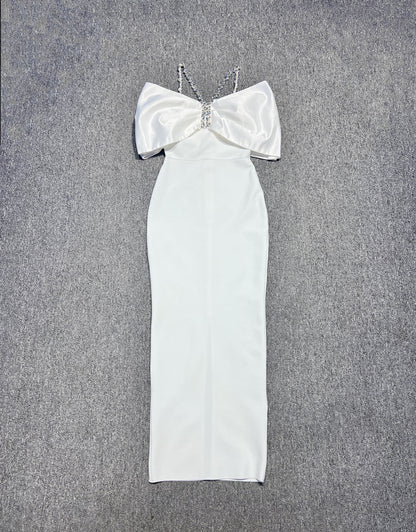 Halter Bottoming Dress Rhinestone Elegant Graceful Dresses